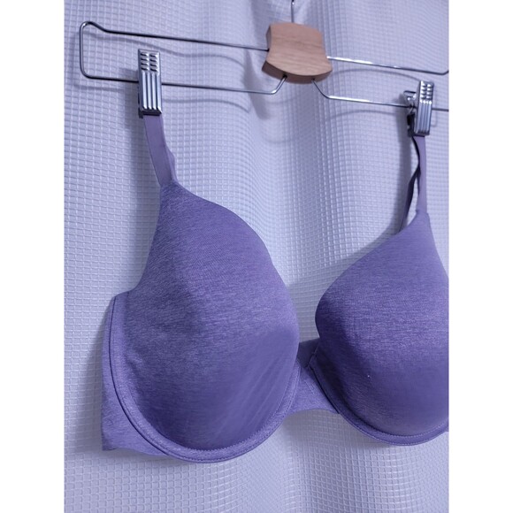 Victoria Secret 36DD Uplift Semi-Lift Underwired Padded Purple Bra - Picture 3 of 6